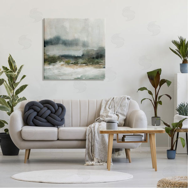 Stupell Industries Carol Robinson | Mysterious Abstract Nature Murky Fog Watercolor Scene Wall Art