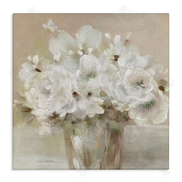 stupell industries Carol Robinson | Neutral White Flower Bundle