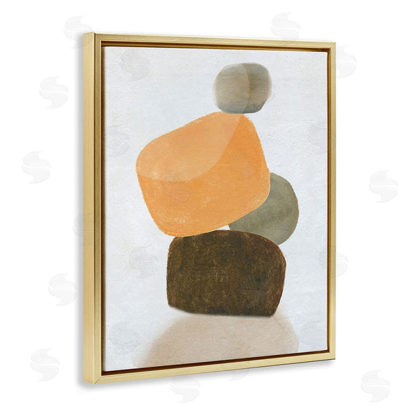 Stupell Industries Carol Robinson | Orange And Grey Rocks