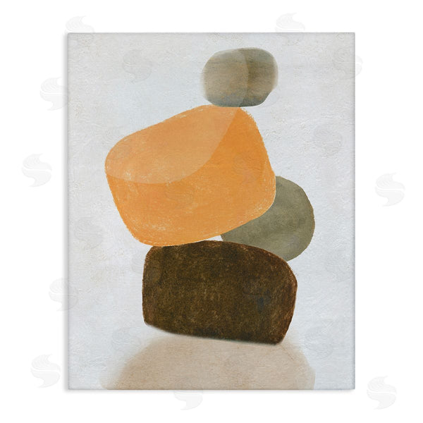 stupell industries Carol Robinson | Orange and Grey Rocks