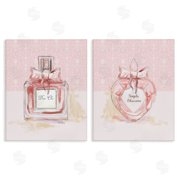 stupell industries Carol Robinson | Pastel Fashion Perfumes & Phrases