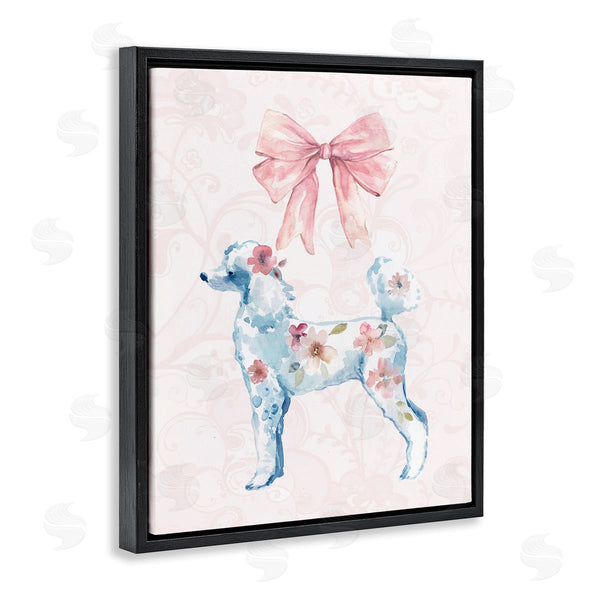 Stupell Industries Carol Robinson | Pastel Floral Dog