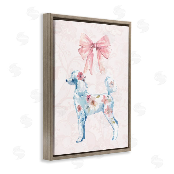 Stupell Industries Carol Robinson | Pastel Floral Dog