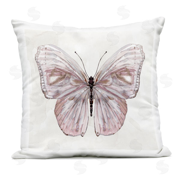 Stupell Industries Carol Robinson | Peach Blushing Wings Printed Throw Pillow