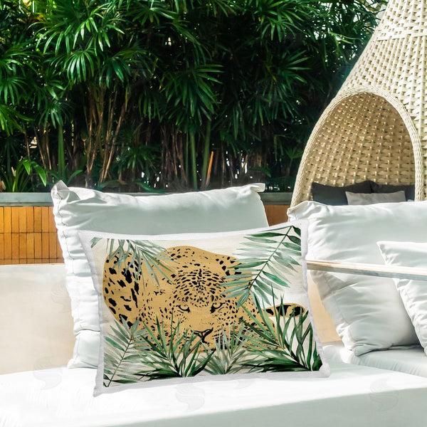 Stupell Industries Carol Robinson | Peering Leopard Through Palms