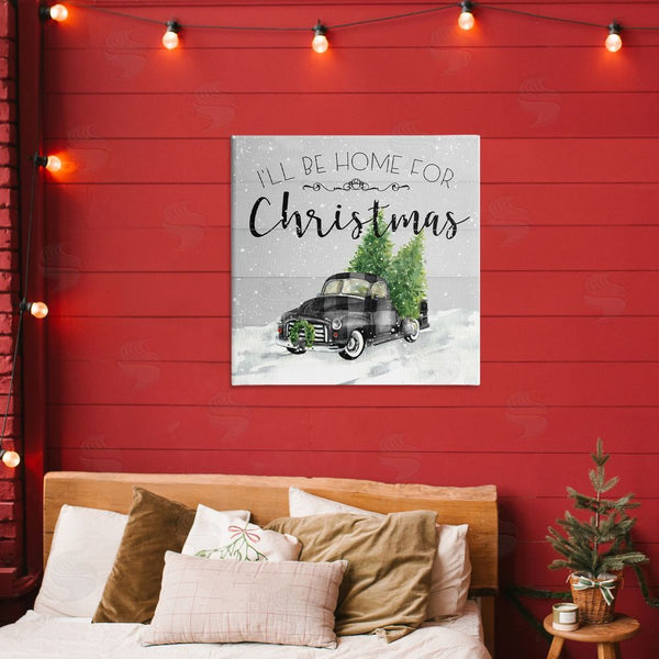 Stupell Industries Carol Robinson | Plaid Truck Christmas Phrase