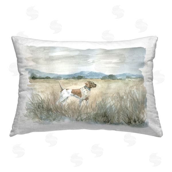 stupell industries Carol Robinson | Pointer Dog Rural Scenery