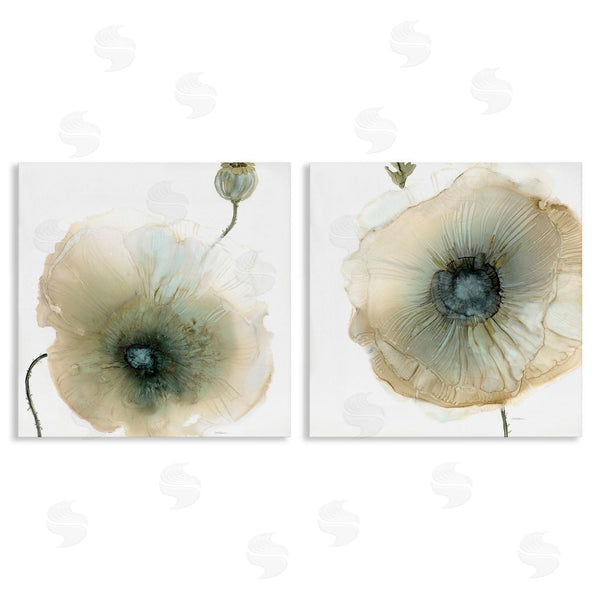 stupell industries Carol Robinson | Poppy Flowers Modern Watercolor Wall Art