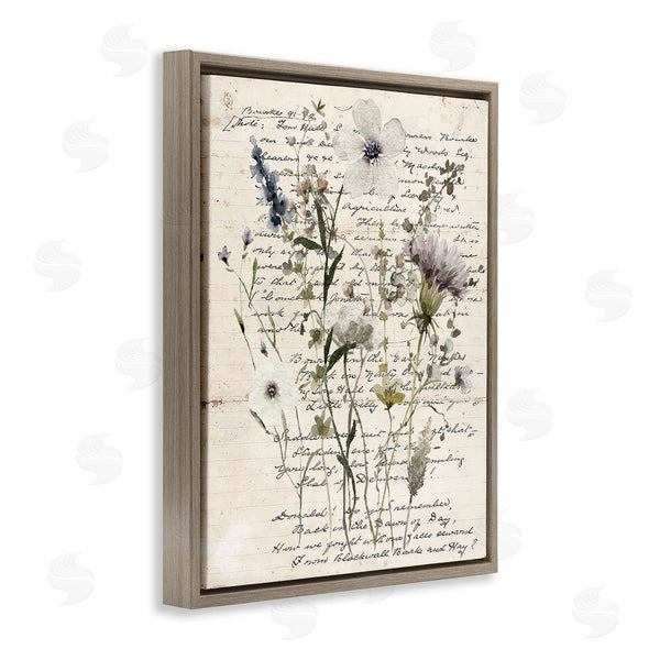 Stupell Industries Carol Robinson | Pressed Flowers On Page