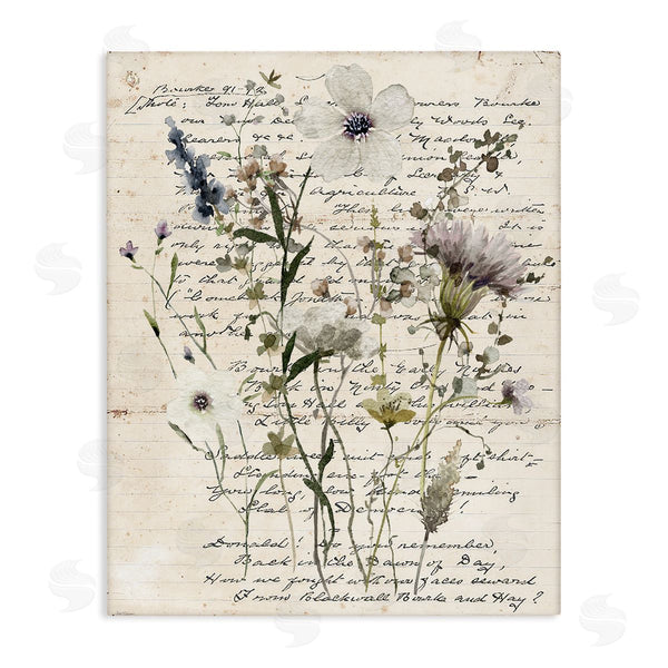 stupell industries Carol Robinson | Pressed Flowers on Page