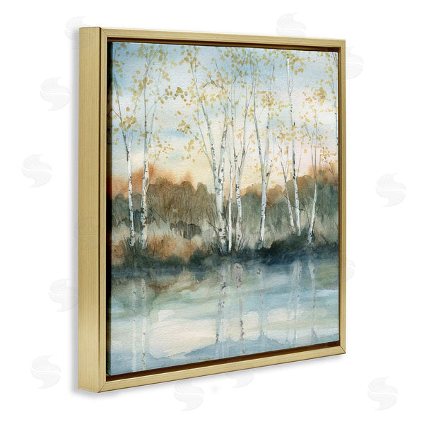 Stupell Industries Carol Robinson | Quaint Birch Tree Reflections