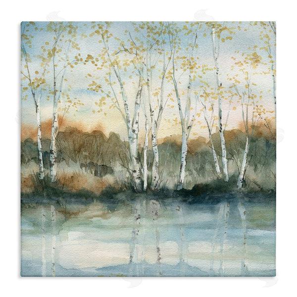 stupell industries Carol Robinson | Quaint Birch Tree Reflections