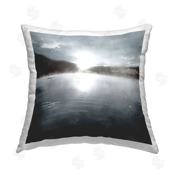 stupell industries Carol Robinson | Quiet Mood Landscape Printed Throw Pillow