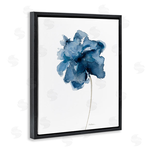 Stupell Industries Carol Robinson | Rich Blue Abstract Flower