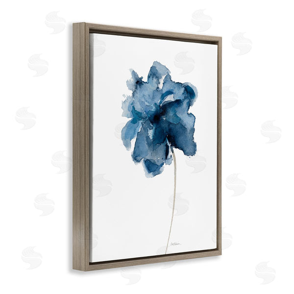 Stupell Industries Carol Robinson | Rich Blue Abstract Flower
