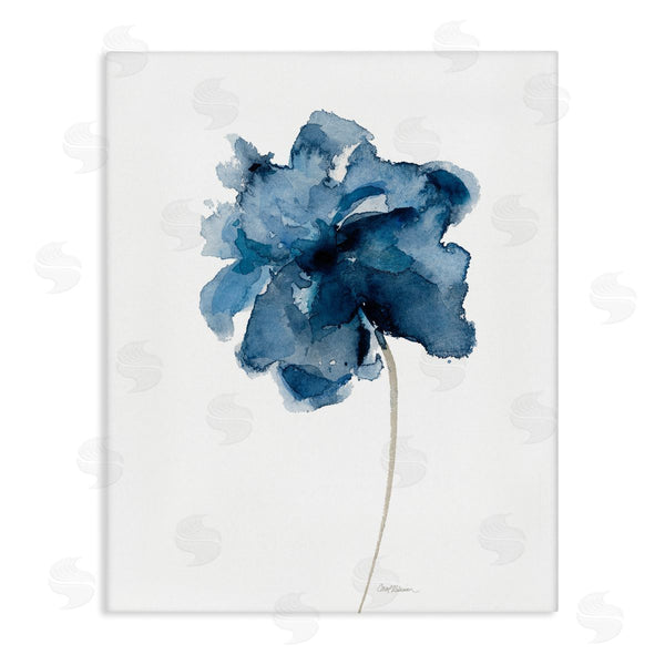 stupell industries Carol Robinson | Rich Blue Abstract Flower