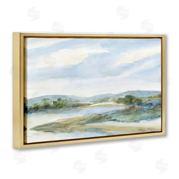 Stupell Industries Carol Robinson | River Bend Scenery Abstract