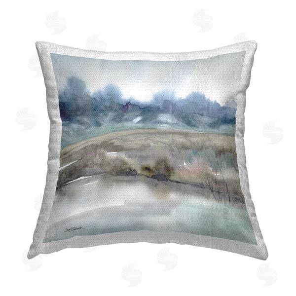 Stupell Industries Carol Robinson | River's Ebb And Flow Printed Throw Pillow