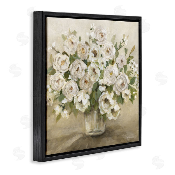 Stupell Industries Carol Robinson | Round Roses With Green Leaves