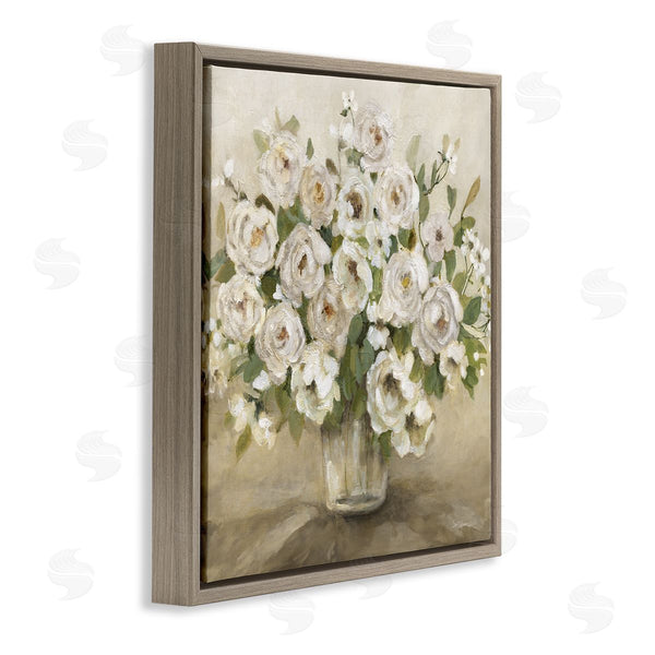 Stupell Industries Carol Robinson | Round Roses With Green Leaves