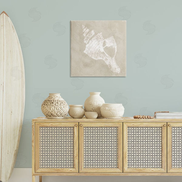 Stupell Industries Carol Robinson | Rustic Distressed Conch Wall Art