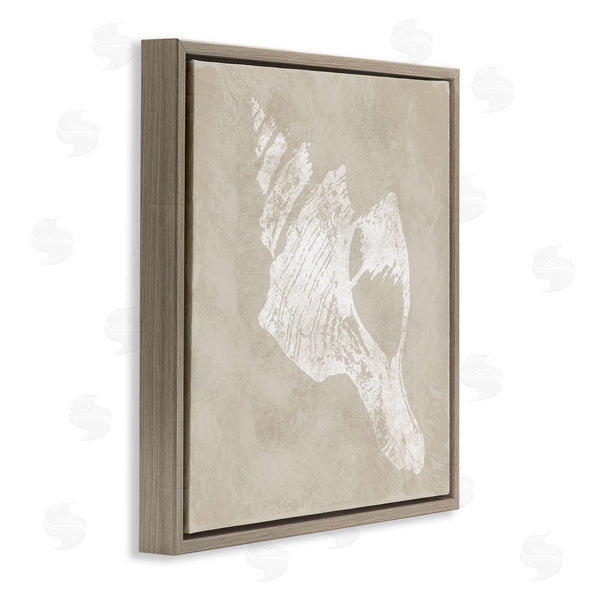 Stupell Industries Carol Robinson | Rustic Distressed Conch Wall Art