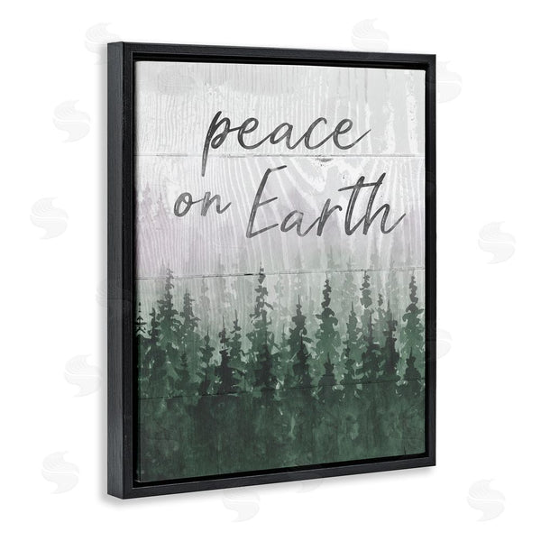 Stupell Industries Carol Robinson | Rustic Peace On Earth Wall Art