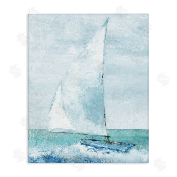 stupell industries Carol Robinson | Sailboat with Curved Mast