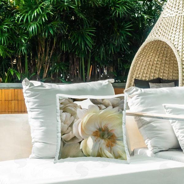 Stupell Industries Carol Robinson | Shadowed Floral Blossoms Printed Throw Pillow