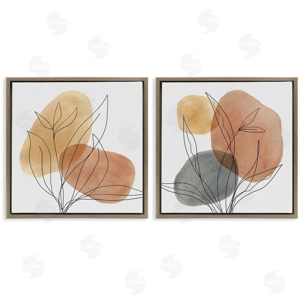Stupell Industries Carol Robinson | Simple Neutral Southwestern Botanicals Wall Art