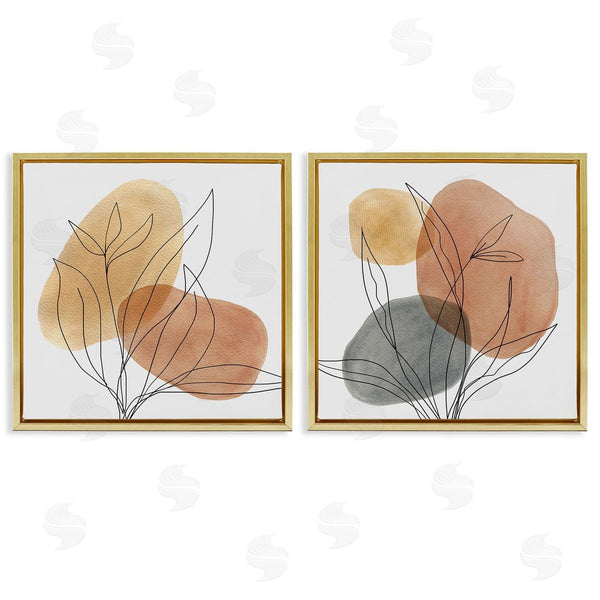 Stupell Industries Carol Robinson | Simple Neutral Southwestern Botanicals Wall Art