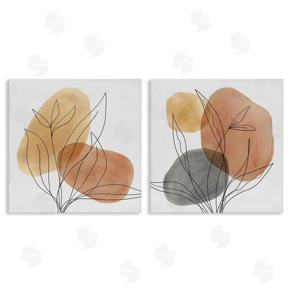 stupell industries Carol Robinson | Simple Neutral Southwestern Botanicals Wall Art
