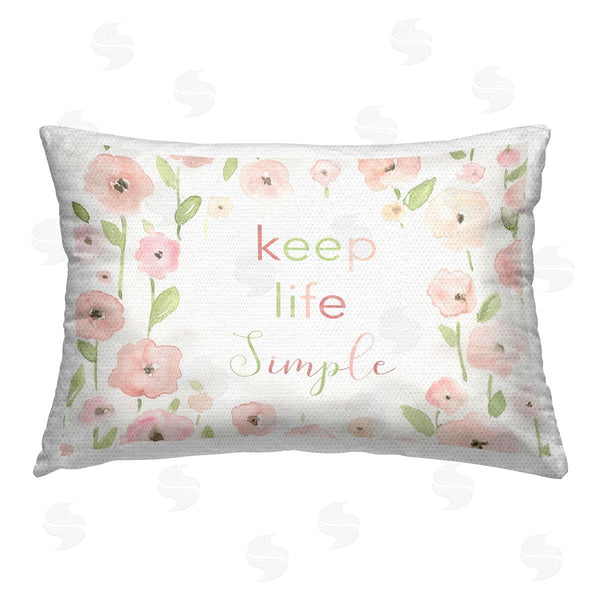 Stupell Industries Carol Robinson | Simple Phrase Pink Meadow