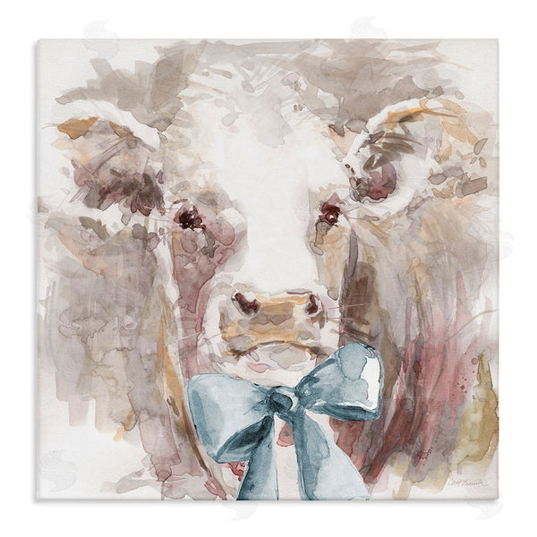 stupell industries Carol Robinson | Soft Abstract Cow & Bow