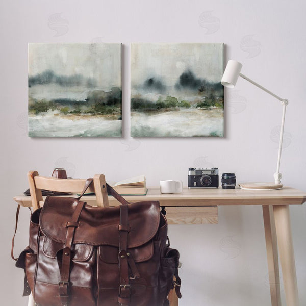 Stupell Industries Carol Robinson | Somber Abstract Landscape Mountain Wall Art