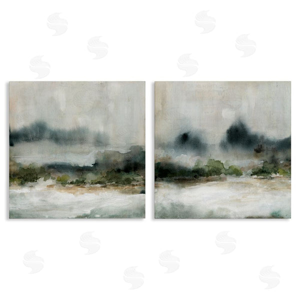 stupell industries Carol Robinson | Somber Abstract Landscape Mountain Wall Art