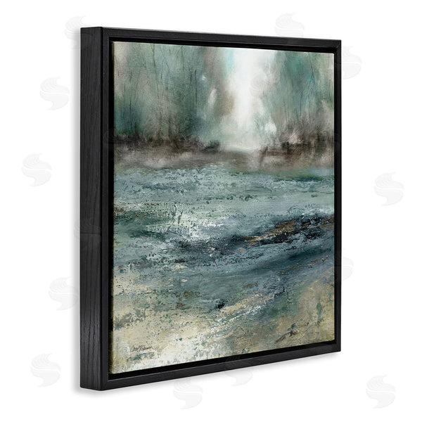 Stupell Industries Carol Robinson | Soothing Pond Nature Painting Abstract Blurred Trees Wall Art