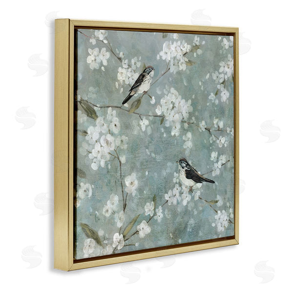 Stupell Industries Carol Robinson | Sparrows & Cherry Blossoms