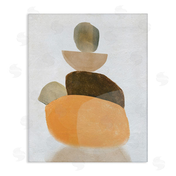 stupell industries Carol Robinson | Stacked Rocks Neutral Tones