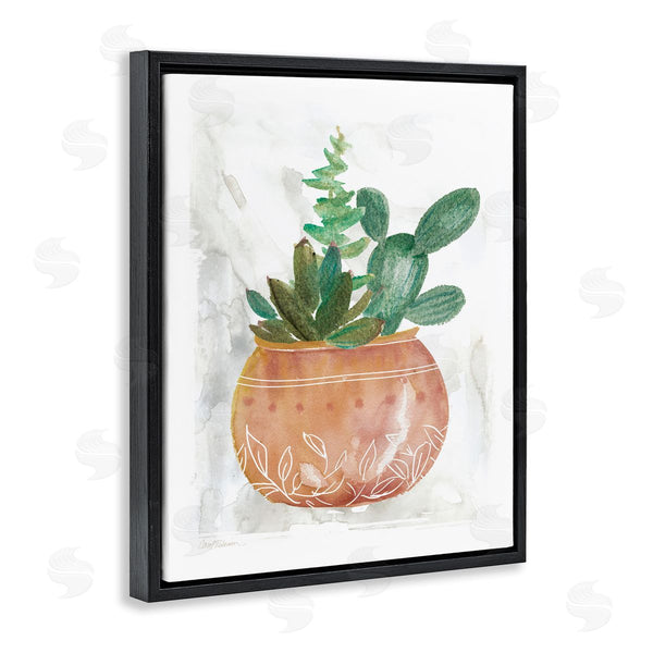 Stupell Industries Carol Robinson | Succulent Planter Vase Wall Art