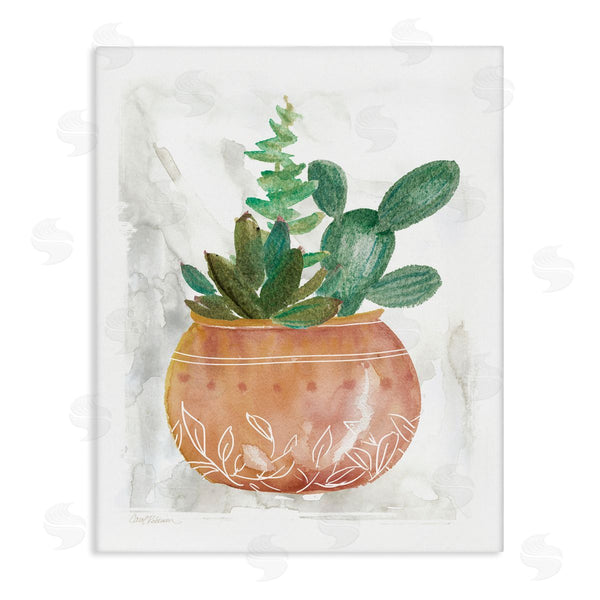 stupell industries Carol Robinson | Succulent Planter Vase Wall Art