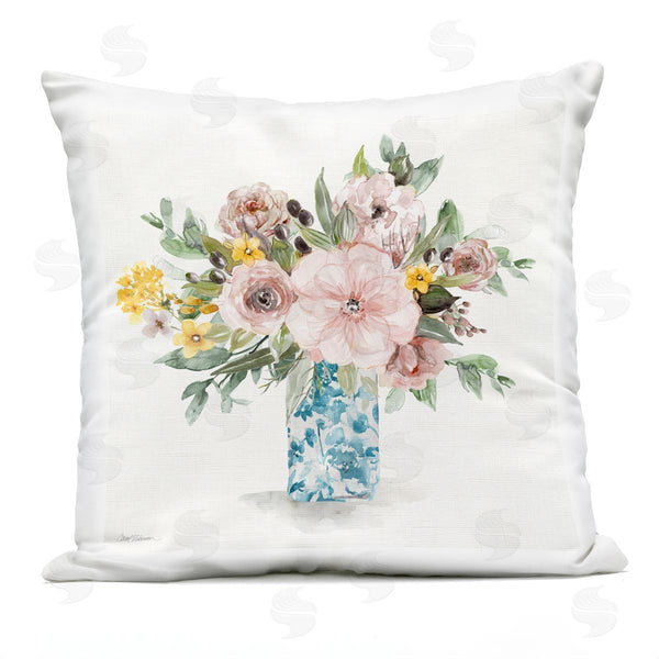 Stupell Industries Carol Robinson | Summer Chinoiserie Bouquet Printed Throw Pillow