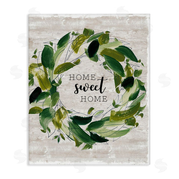 stupell industries Carol Robinson | Sweet Home Rustic Wreath Illustration