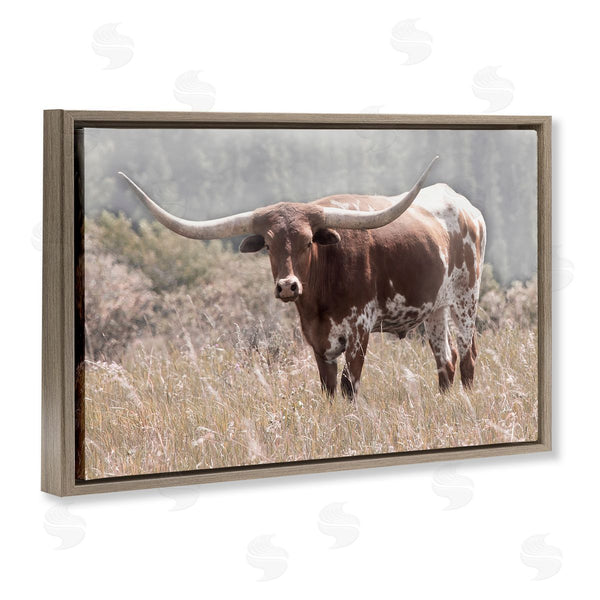 Stupell Industries Carol Robinson | Texas Longhorn Photograph