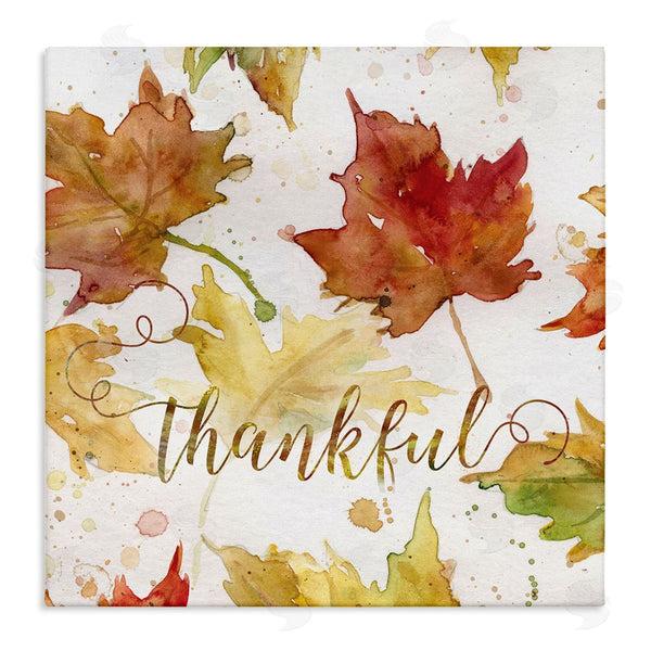 stupell industries Carol Robinson | Thankful Fall Leaves Wall Art