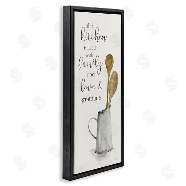 Stupell Industries Carol Robinson | This Kitchen Family Phrase Wall Art