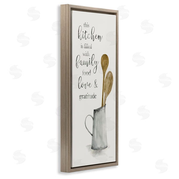 Stupell Industries Carol Robinson | This Kitchen Family Phrase Wall Art