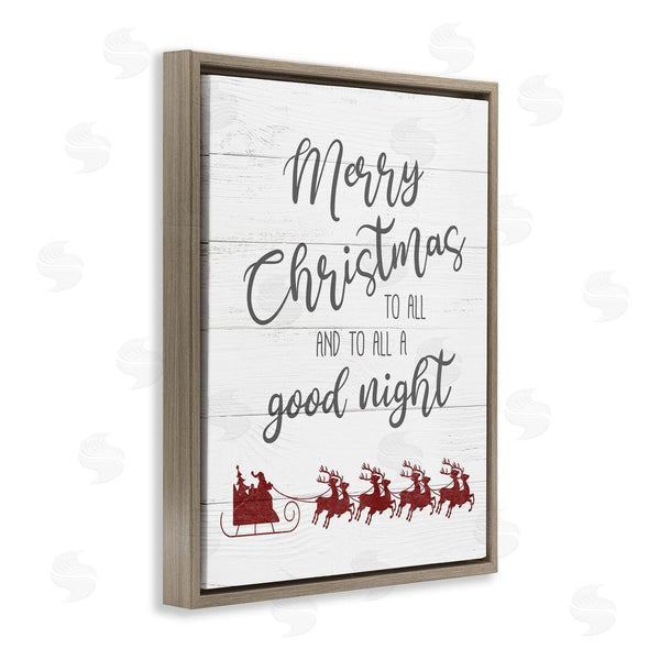 Stupell Industries Carol Robinson | To All A Good Night Christmas