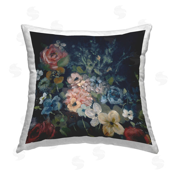 stupell industries Carol Robinson | Traditional Mixed Bouquet Printed Throw Pillow