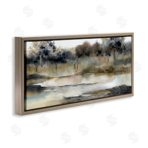 Stupell Industries Carol Robinson | Trees By Lakeside Landscape Wall Art